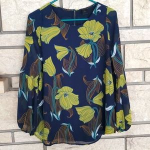 Ann Taylor floral blouse
